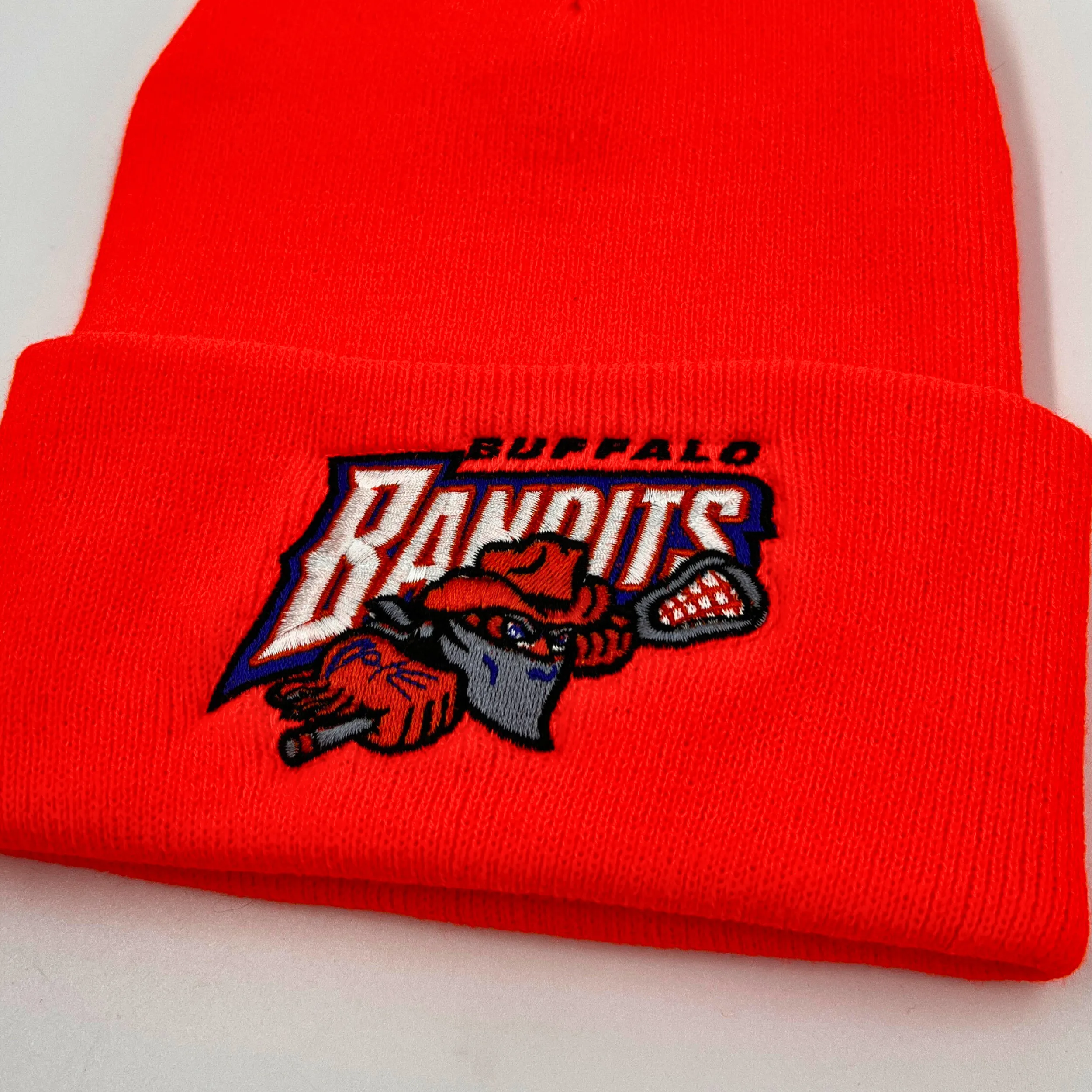 Buffalo Bandits Bright Orange Knit Beanie
