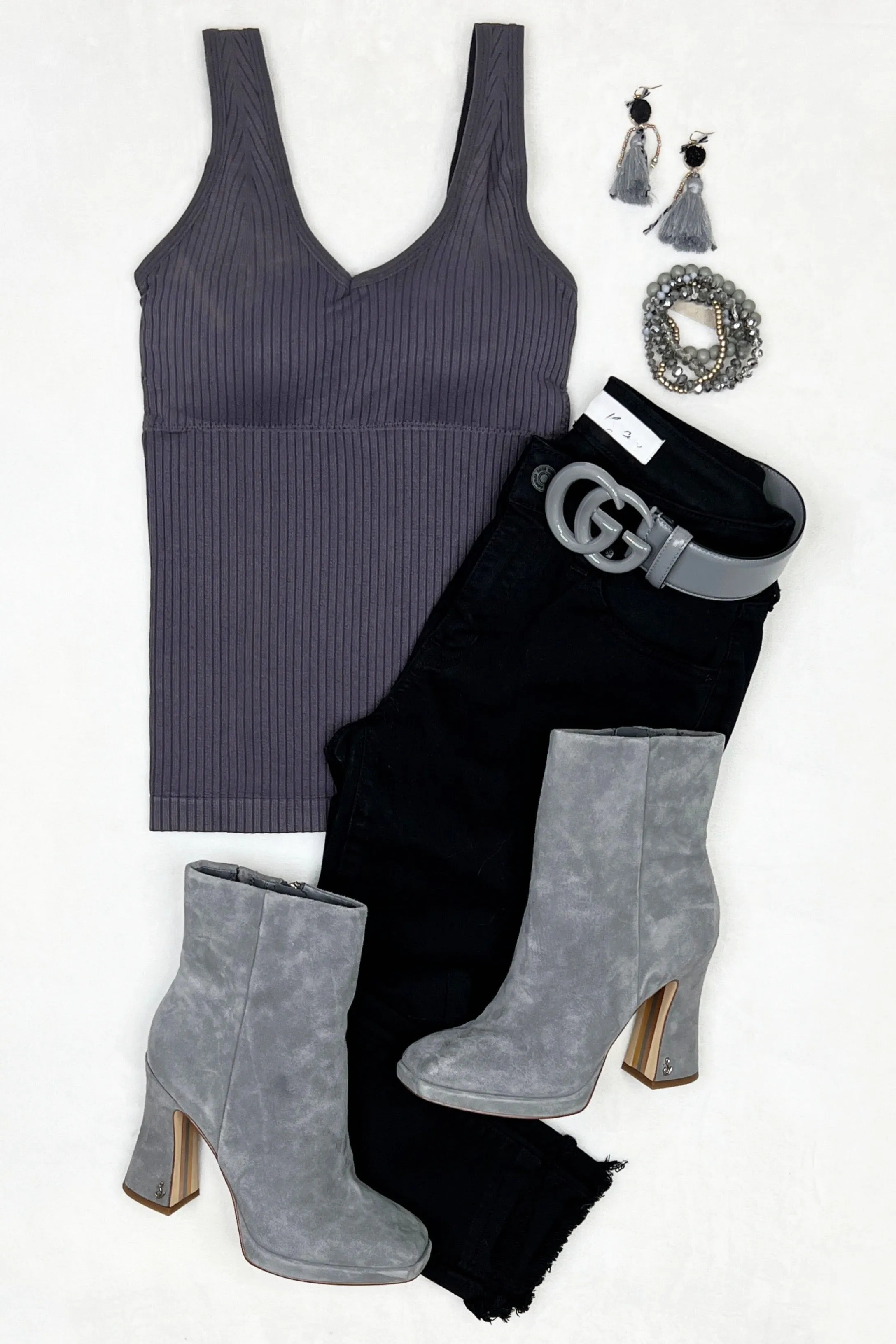 Casual & Comfy Tank - Grey