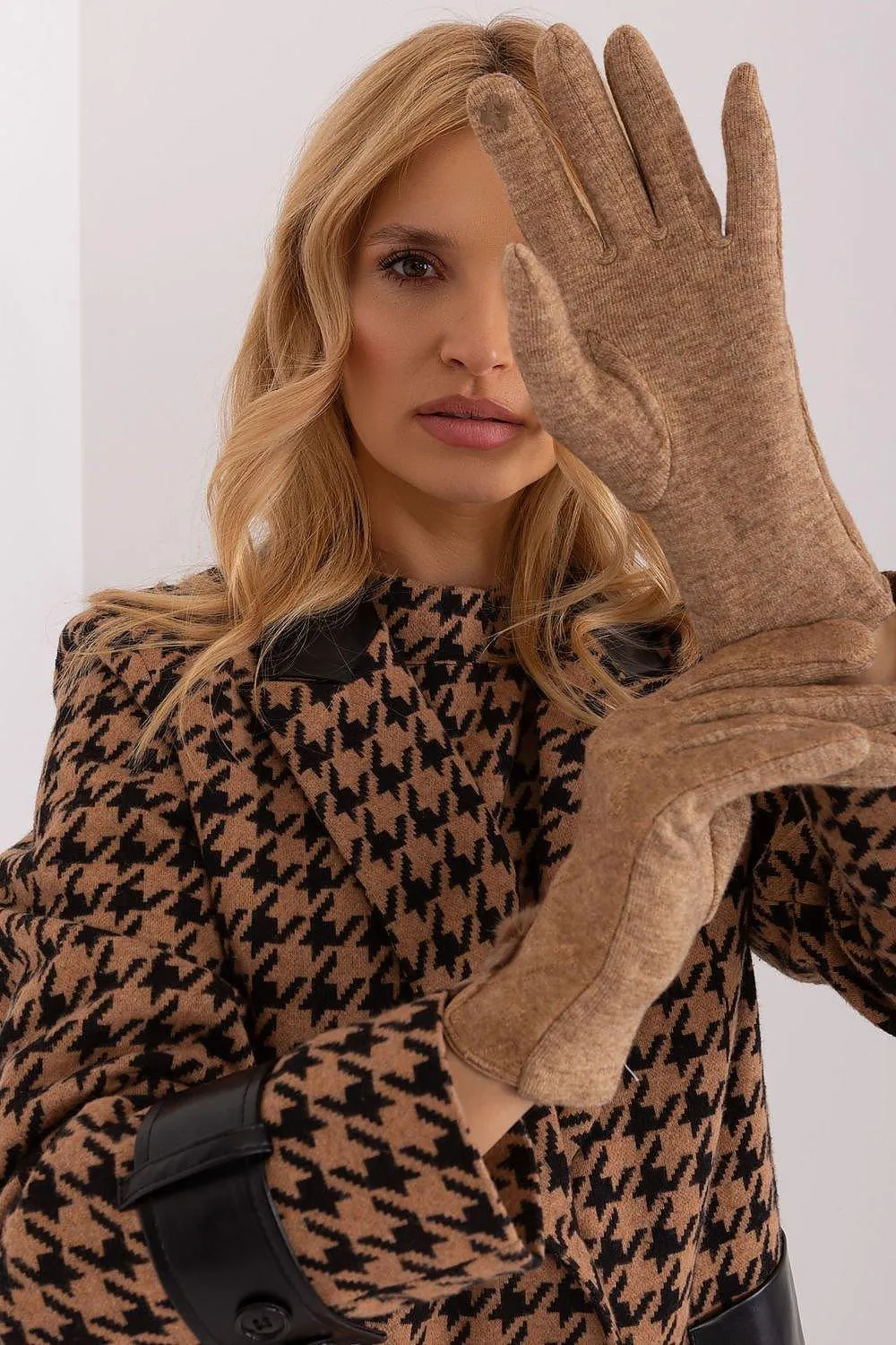 Chic Geometric Insulated Touchscreen Gloves