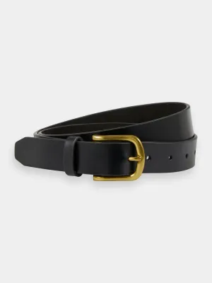 Classic leather belt