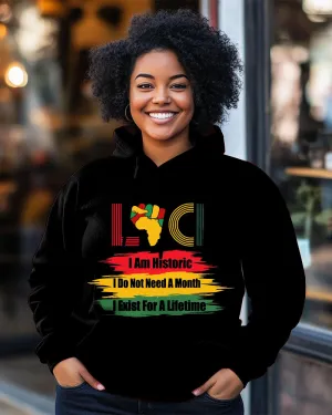 I Am Historic Long-sleeved Hoodie