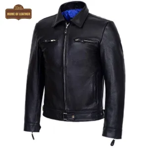 M082 German Luftwaffe Cowhide Biker Style Men's Jacket
