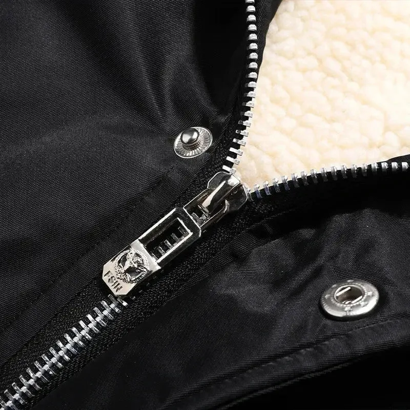 Men's Stylish Insulated Winter Jacket with Removable Hood and Durable Weather-Resistant Fabric