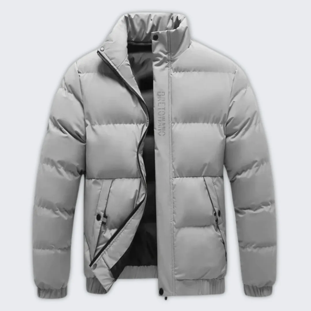 Men's Stylish Winter Jacket with Adjustable Hood & Durable Fabric