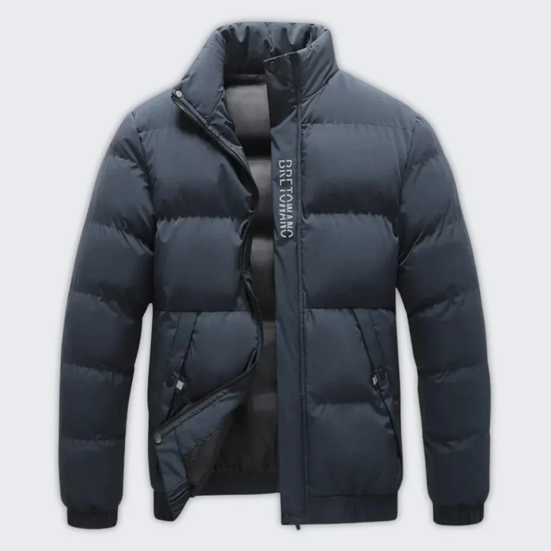 Men's Stylish Winter Jacket with Adjustable Hood & Durable Fabric