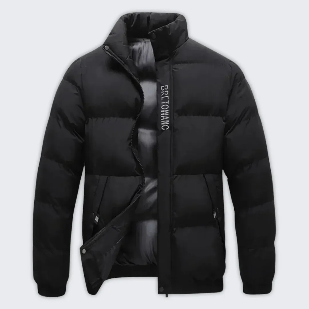 Men's Stylish Winter Jacket with Adjustable Hood & Durable Fabric