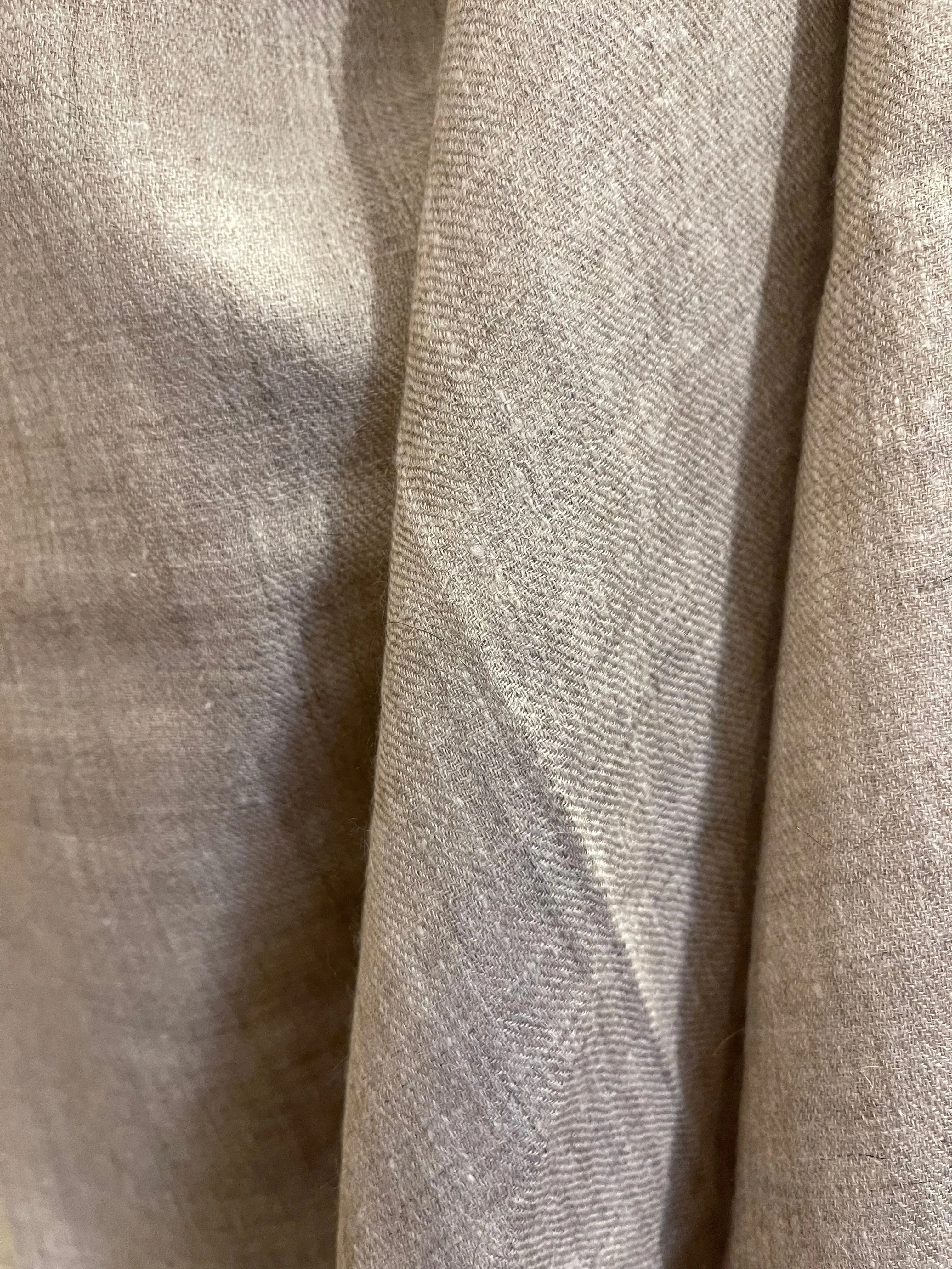 Pashmina Handloomed Scarf - Soft Natural Taupe