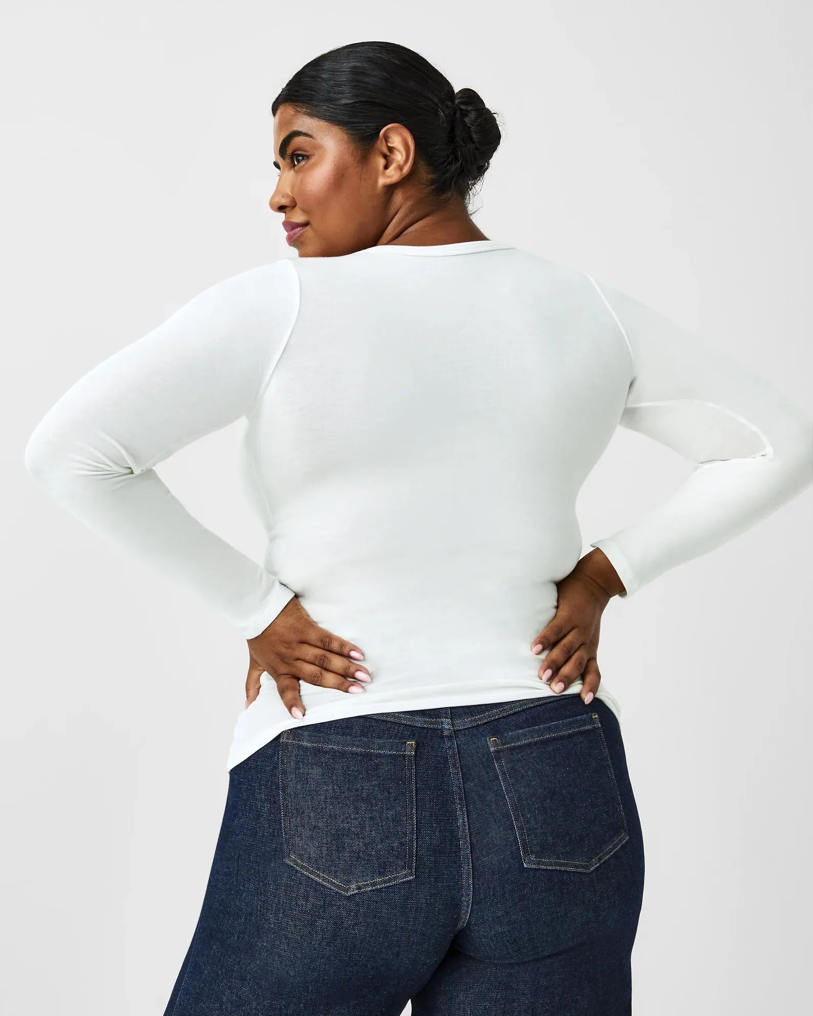 Spanx Better Base Long Sleeve Crew Shirt