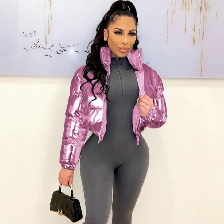 Velvet Bright Puffer Jacket