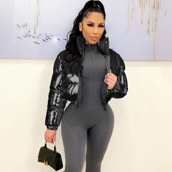 Velvet Bright Puffer Jacket