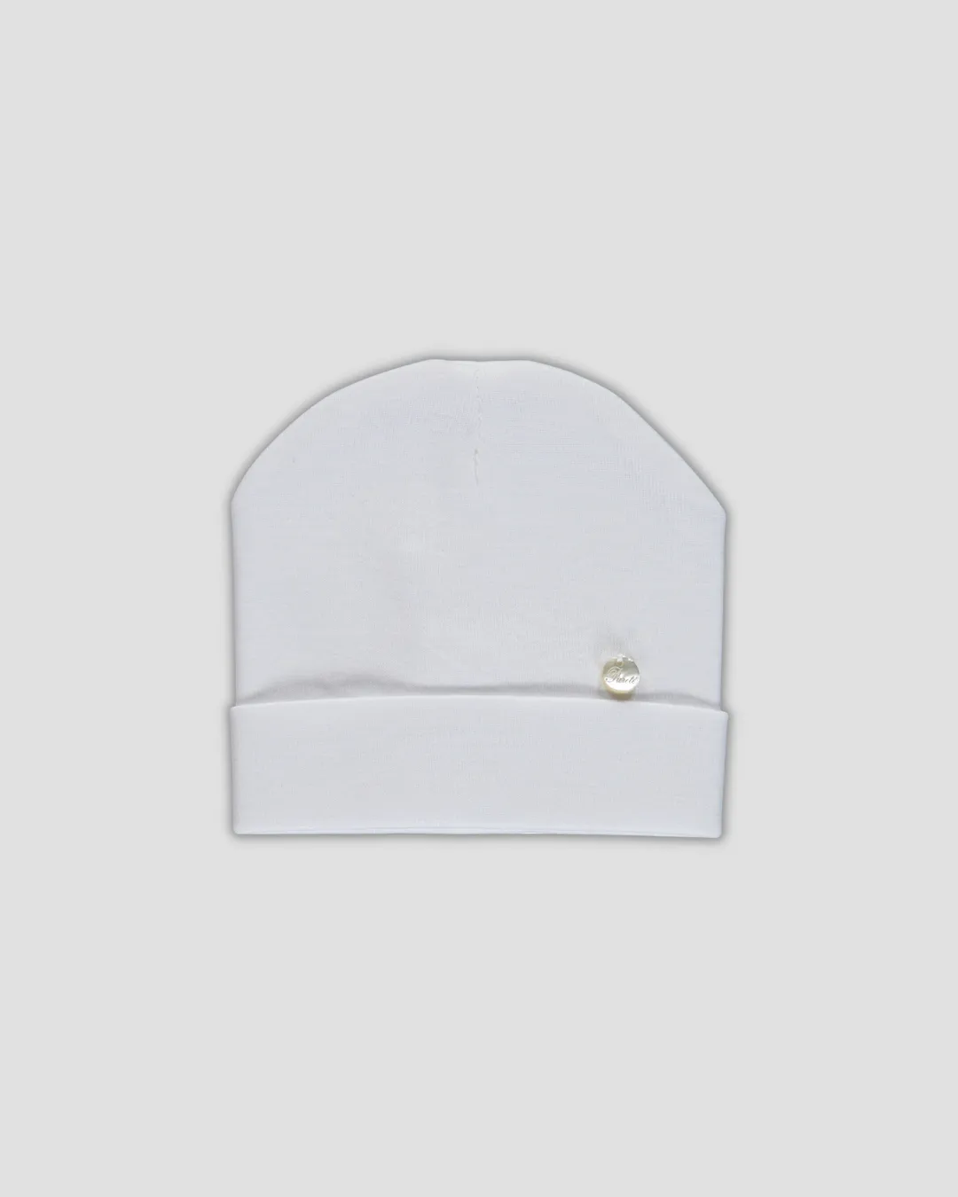 White Pull on Hat