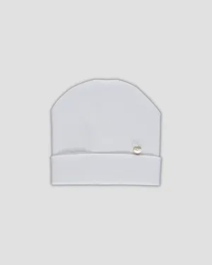 White Pull on Hat